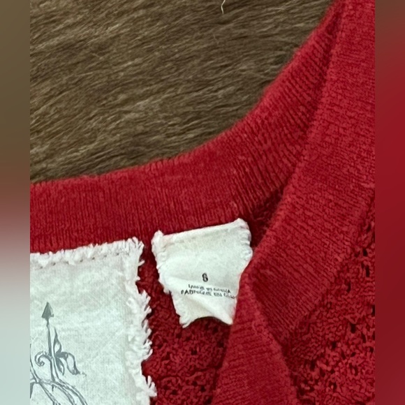 Anthropologie Angel of The North Women Sweater Cardigan Small Red
Long Sleeve - Picture 5 of 6